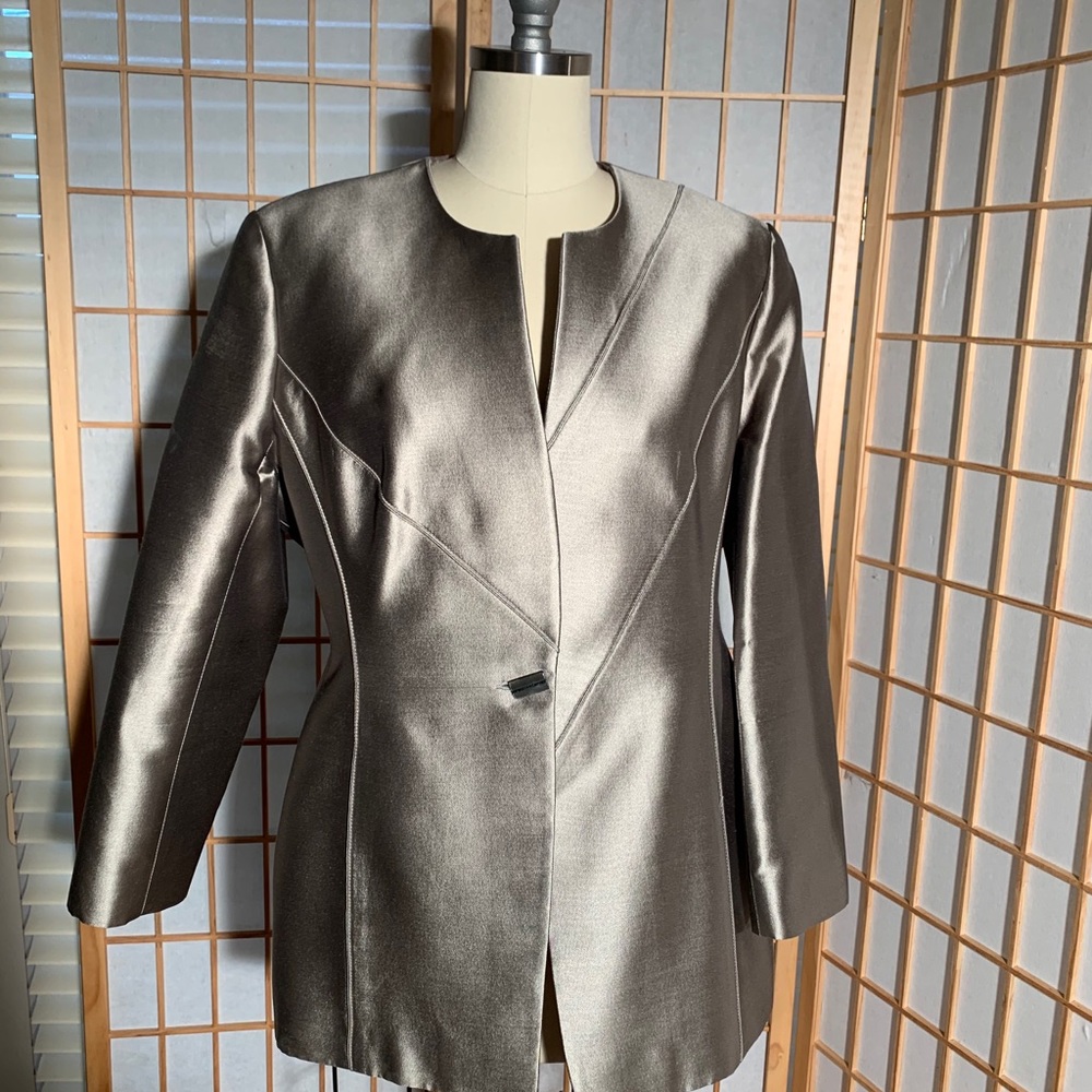 Sunny Choi silk suit size 14